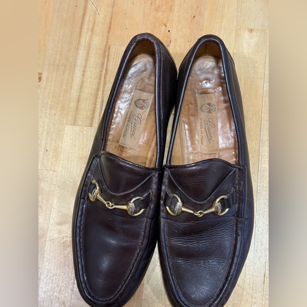 Gucci Dark Brown Leather Loafer - Picture 13 of 14